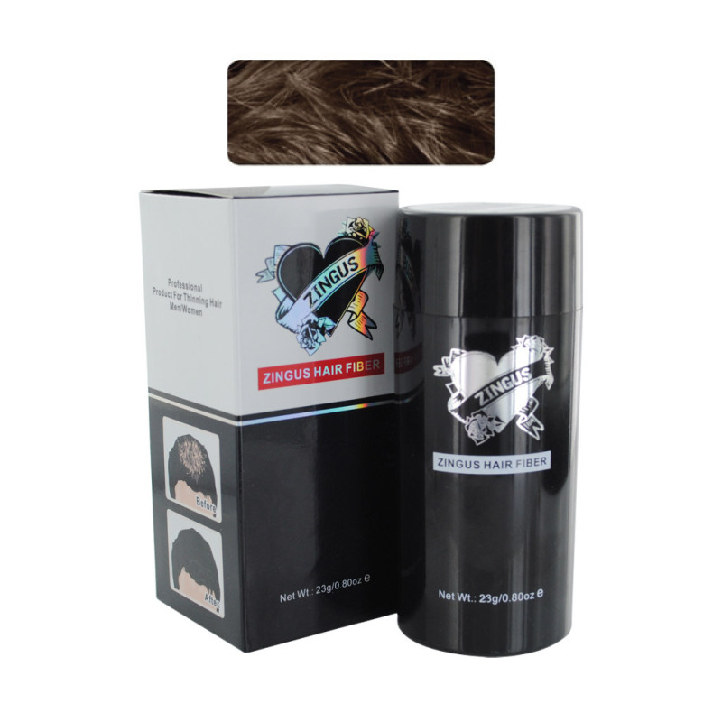 Hair Fiber Zingus Châtain Foncé