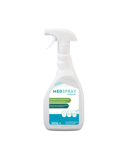 Désinfectant professionnel sans parfum Medspray Stéricid 750ml