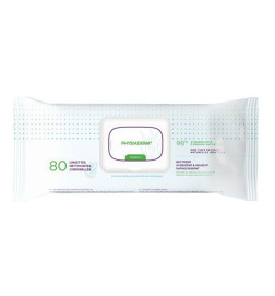 100 lingettes corporelles Physiaderm.