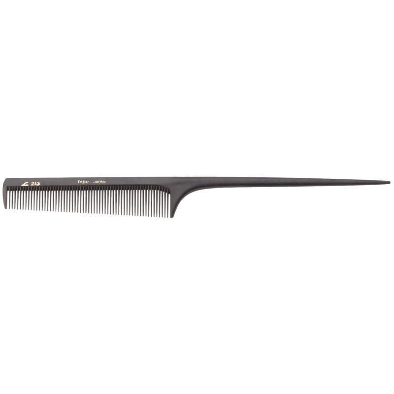 Peigne Biais A Queue Fine Carbone FejicN°213 Peigne Biais A Queue Fine Carbone FejicN°213