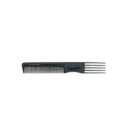 Peigne Fourchette Plastique Noir NelsonN°100