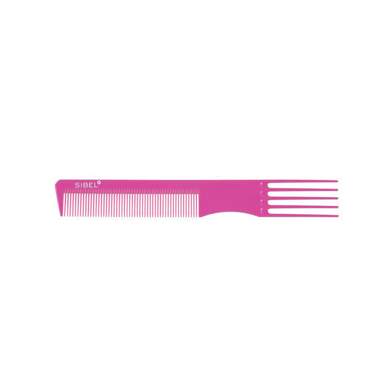 Peigne Sibel Fourchette Rose N°100 Peigne Sibel Fourchette Rose N°100