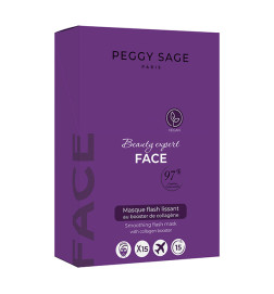 Boite de 15 Masques Flash Lissant 15 ml Peggy Sage