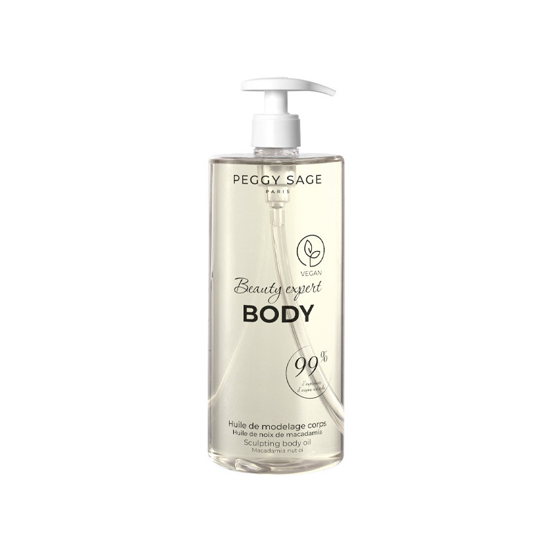 Huile de Modelage Corps Noix de Macadamia Peggy Sage 1000ml
