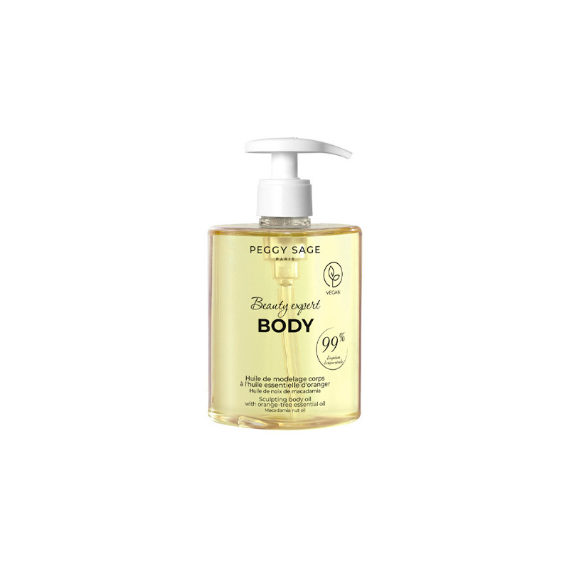 Huile de Modelage Corps à L'huile Essentielle D'Oranger Peggy Sage 500ml