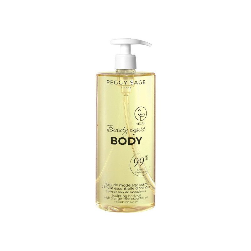 Huile de Modelage Corps à L'huile Essentielle D'Oranger Peggy Sage 1000ml