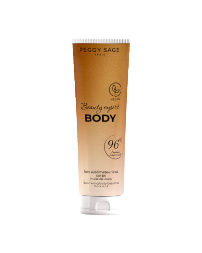 Soin Corps Sublimateur Irisé à l'huile de coco Peggy Sage 150ml