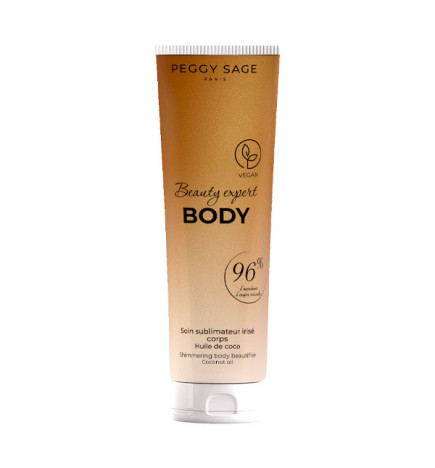 Soin Corps Sublimateur Irisé à l'huile de coco Peggy Sage 150ml