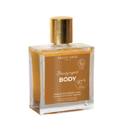 Huile Sèche Satinée Corps aux 5 Huiles Végetales Peggy Sage 50ml