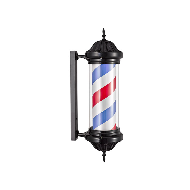 Enseigne Barber Rotative Lumineuse Forme Cylindre Enseigne Barber Rotative Lumineuse Forme Cylindre