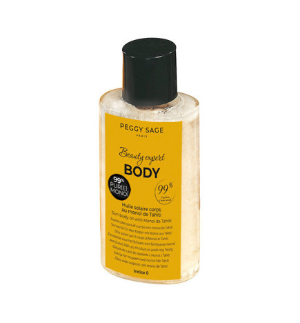 Huile Solaire au Monoï de Tahiti Peggy Sage 100ml