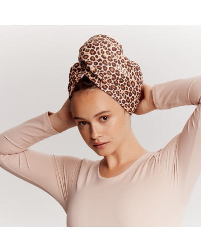 Turban pour Cheveux Ultra-Absorbant Premium Guépard  GLOV