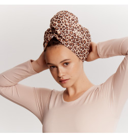 Turban pour Cheveux Ultra-Absorbant Premium Guépard  GLOV