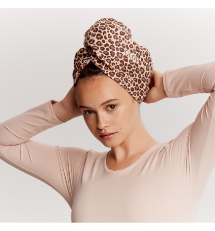 Turban pour Cheveux Ultra-Absorbant Premium Guépard  GLOV