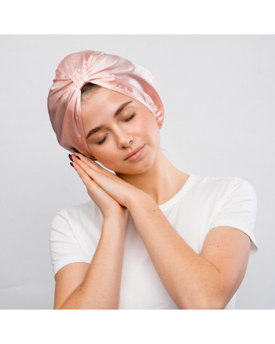 Bonnet de Nuit Satin Anti-Frisottis Rose GLOV
