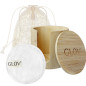 Kit Organiseur en Bambou + 7 Disques en Fibre de Bambou + Filet Glov