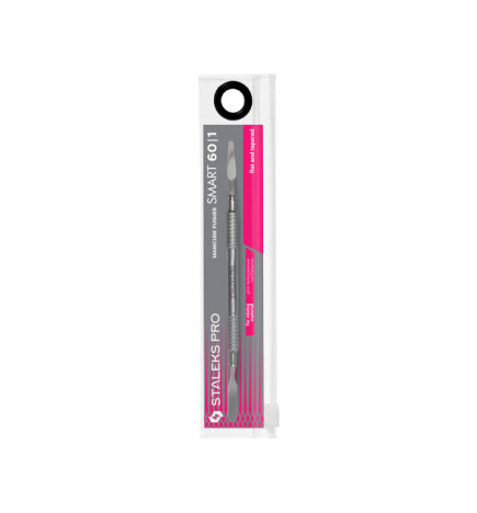 Spatule Manucure Double Gouge Droite et Conique 60 Type 1 Staleks
