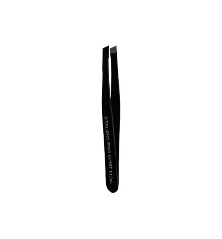 Pince à Épiler Noire Biais Sourcils 11 Type 3v Staleks