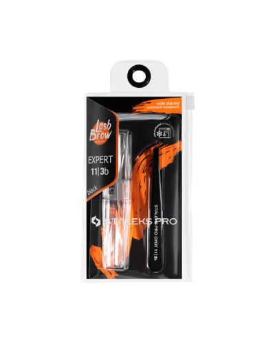 Pince à Épiler Noire Biais Sourcils 11 Type 3v Staleks