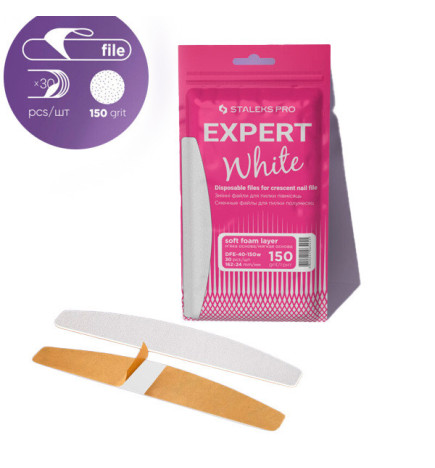 Embouts Emeris Lime à Ongles Expert 40 150 Staleks 30pcs