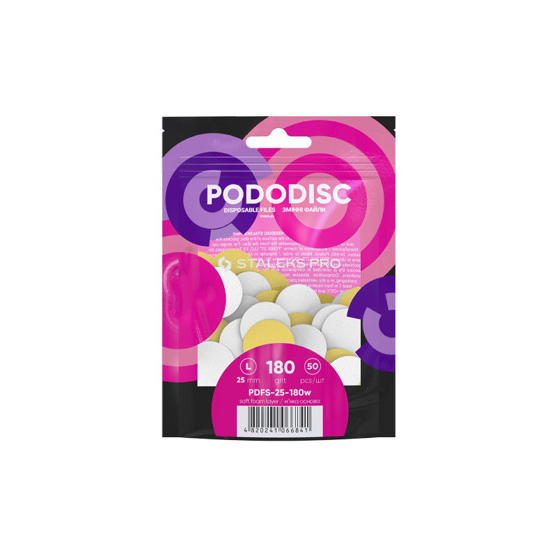 Emeri Spécial Pododisc Taille L Staleks 25mm 50pièces