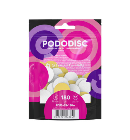 Emeri Spécial Pododisc Taille L Staleks 25mm 50pièces