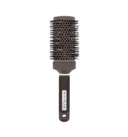 Brosse de Brushing en Céramique Marron Ø53mm BeautéLive