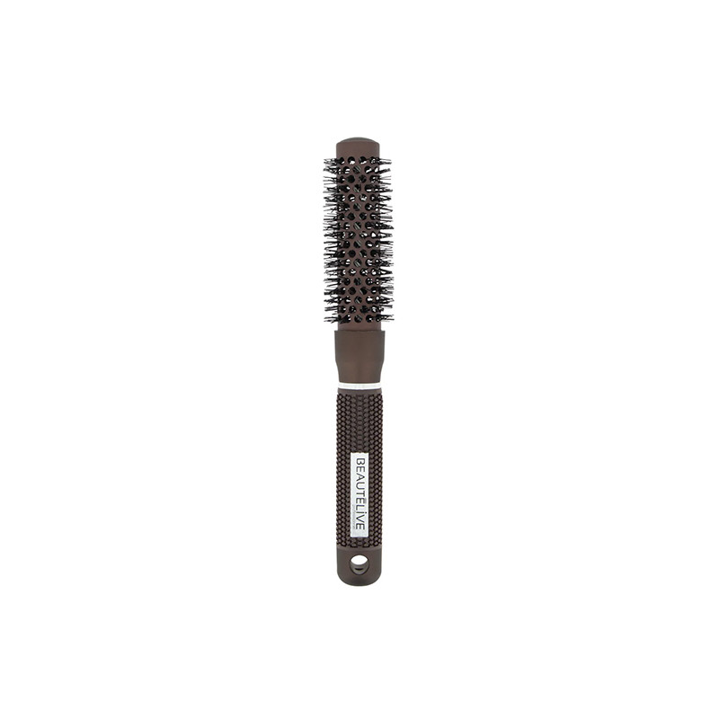 Brosse de Brushing en Céramique Marron Ø25mm BeautéLive