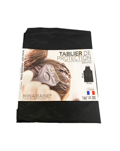 Tablier de protection Ajustable à Poche Noir Nina Raine