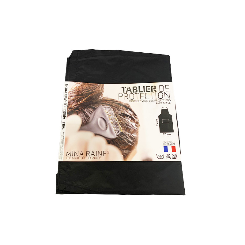 Tablier de protection Ajustable à Poche Noir Nina Raine Tablier de protection Ajustable à Poche Noir Nina Raine