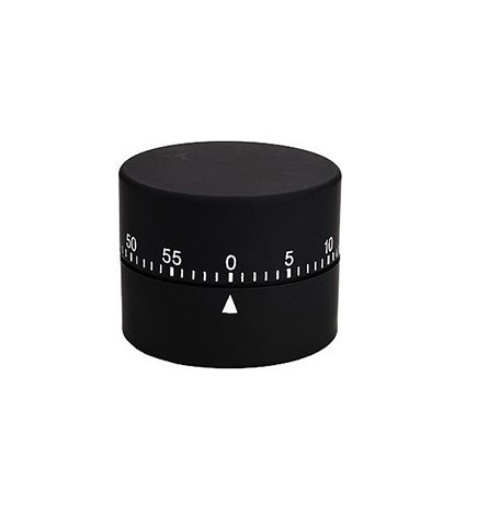 Minuteur Round Timer Noir Mat