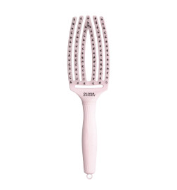 Brosse Fingerbrush Rose Pastel Sanglier Nylon Taille M