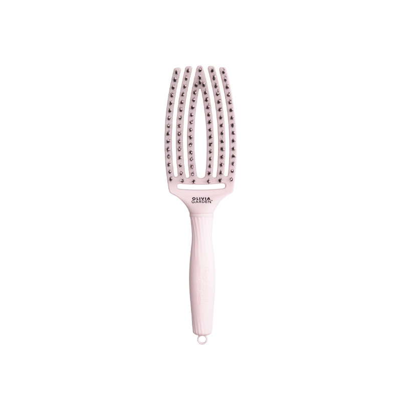 Brosse Fingerbrush Rose Pastel Sanglier Nylon Taille M Brosse Fingerbrush Rose Pastel Sanglier Nylon Taille M