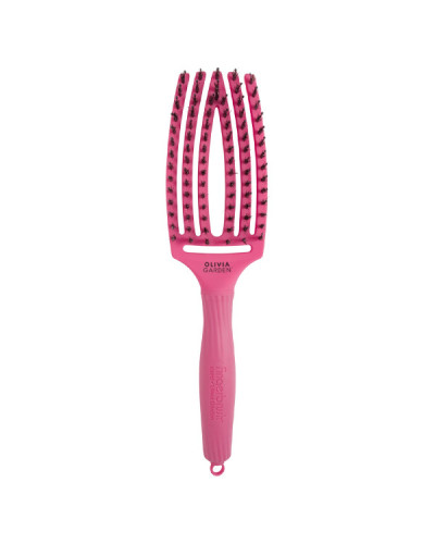 Brosse Fingerbrush Rose Sanglier Nylon Taille M