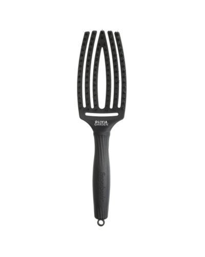 Brosse Fingerbrush Noire Sanglier Nylon Taille M