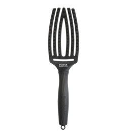Brosse Fingerbrush Noire Sanglier Nylon Taille M