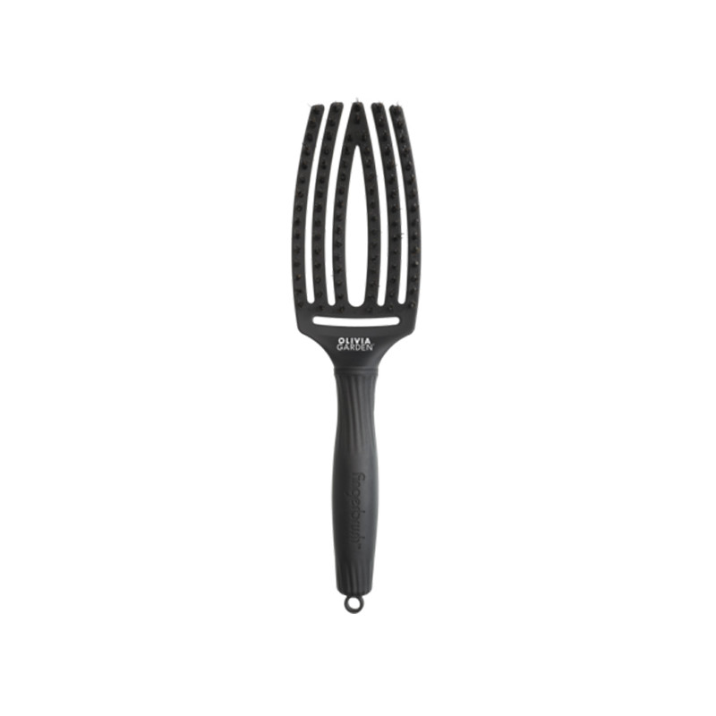 Brosse Fingerbrush Noire Sanglier Nylon Taille M Brosse Fingerbrush Noire Sanglier Nylon Taille M