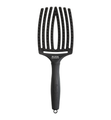 Brosse Fingerbrush Noires Sanglier Nylon Taille L