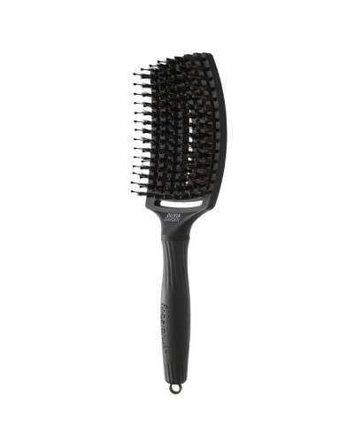 Brosse Fingerbrush Noires Sanglier Nylon Taille L