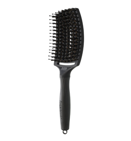 Brosse Fingerbrush Noires Sanglier Nylon Taille L