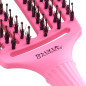 Brosse Fingerbrush Rose Sanglier Nylon Taille M
