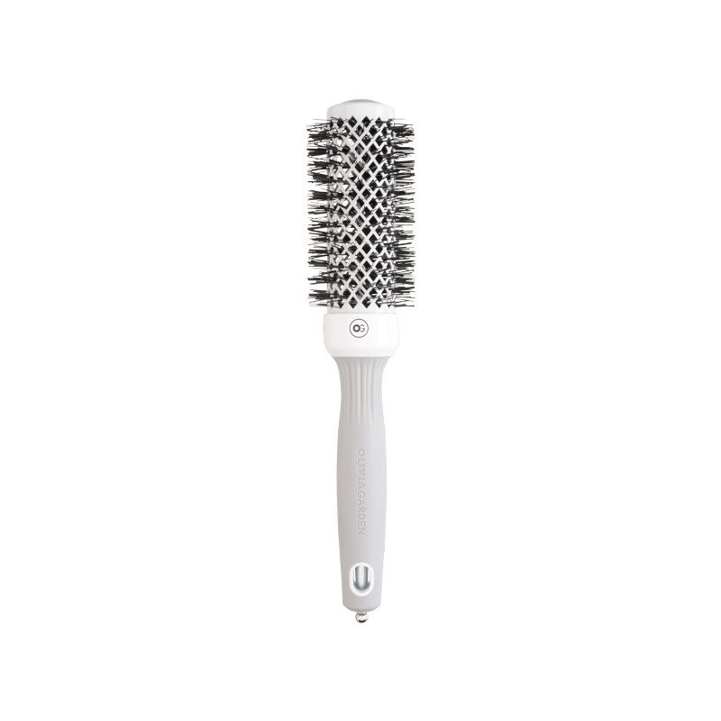 Brosse Expert Shine Blanche & Grise Ø 35 Olivia Garden