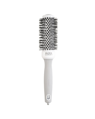 Brosse Expert Shine Blanche & Grise Ø 35 Olivia Garden