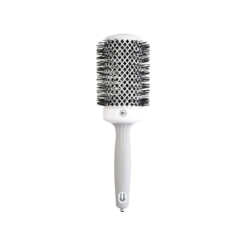 Brosse Expert Shine Blanche & Grise Ø 55 Olivia Garden Brosse Expert Shine Blanche & Grise Ø 55 Olivia Garden