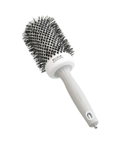 Brosse Expert Shine Blanche & Grise Ø 55 Olivia Garden