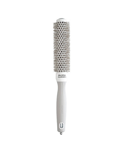 Brosse Brushing Speed XL Blanche et Grise Olivia Garden Ø25mm