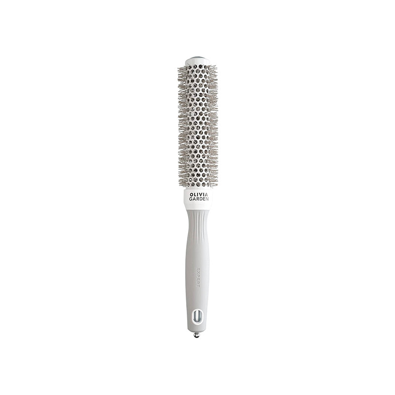Brosse Brushing Speed XL Blanche et Grise Olivia Garden Ø25mm Brosse Brushing Speed XL Blanche et Grise Olivia Garden Ø25mm