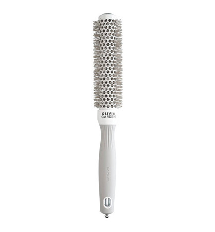 Brosse Brushing Speed XL Blanche et Grise Olivia Garden Ø25mm