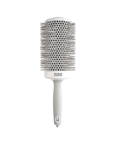 Brosse Brushing Speed XL Blanche et Grise Olivia Garden Ø65mm