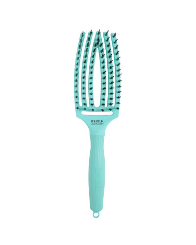 Brosse Fingerbrush Vert Pastel Sanglier Nylon Taille M